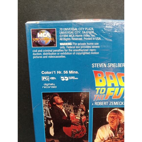 Back to the Future (VHS, 1985) McDonalds Promo NEW FACTORY SEALED - Picture 4 of 11